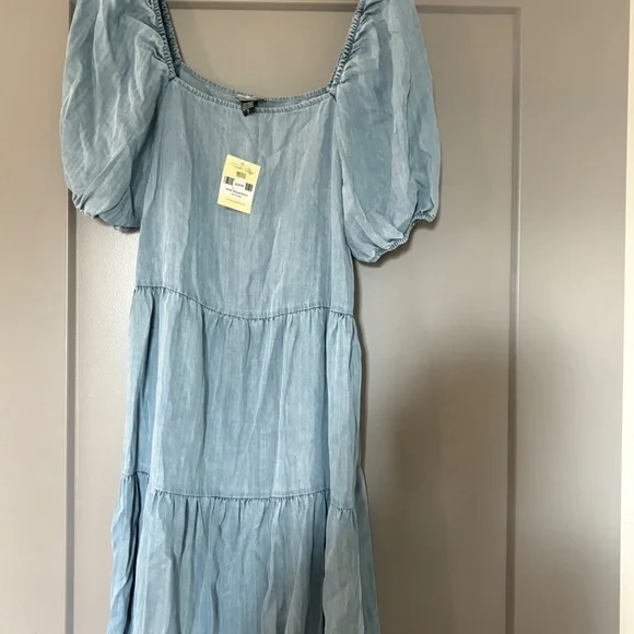 NWT.- Tasha Polizzi Dolly Tencel Denim Dress - SZ S (runs big) - Picture 10 of 15
